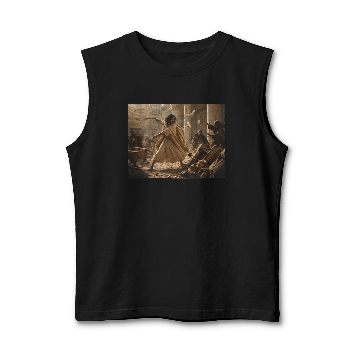 Flipping tables Muscle Tank