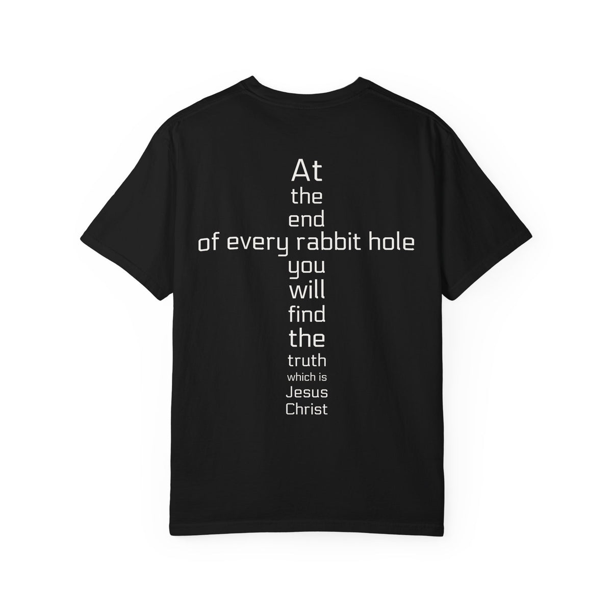 Rabbit hole : Minimal Christian t shirt