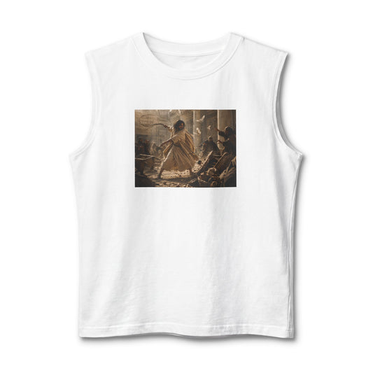 Flipping tables Muscle Tank