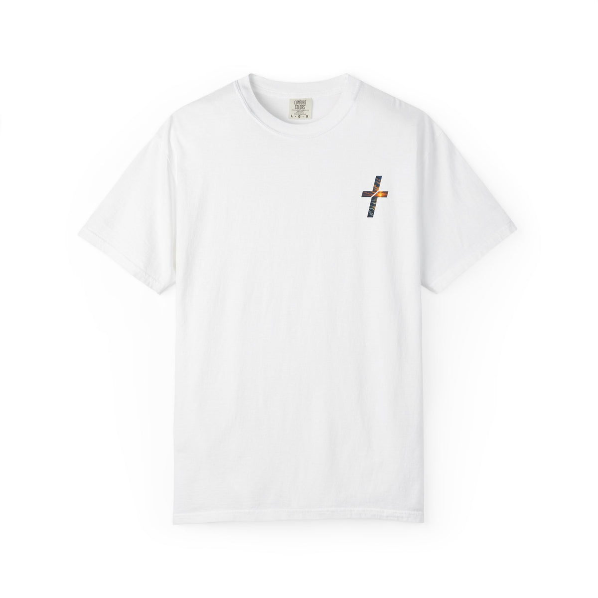 Jesus walks on water - pixel design t shirt