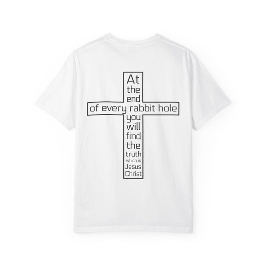 Rabbit hole : Minimal Christian t shirt