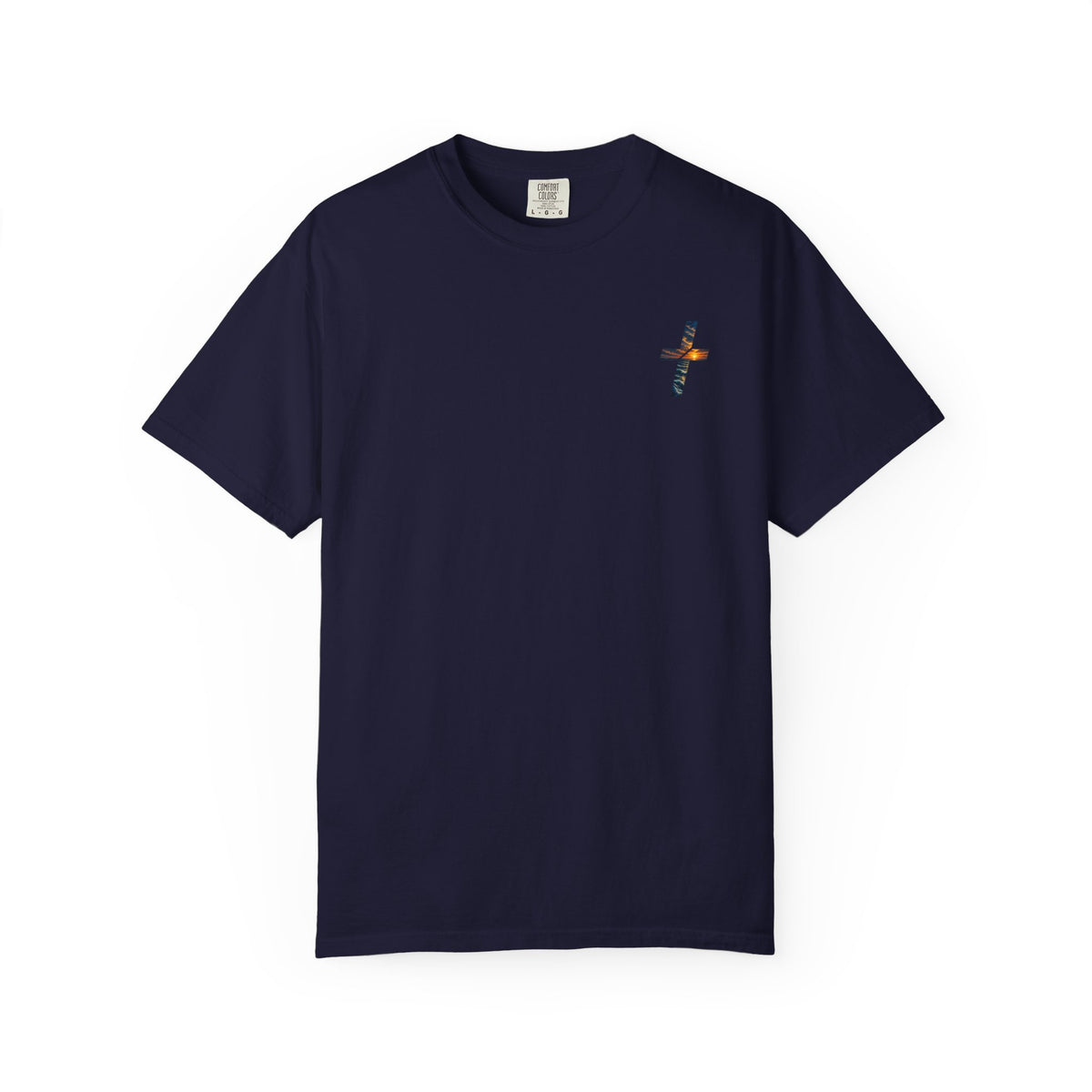 Jesus walks on water - pixel design t shirt