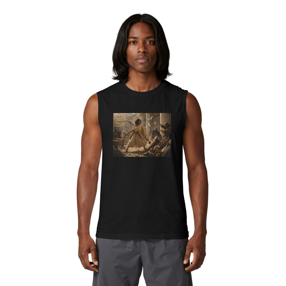 Flipping tables Muscle Tank